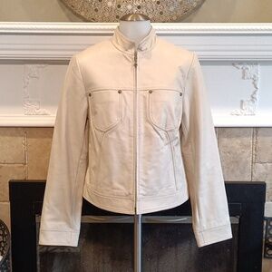 Gucci subtle napa leather jacket. 2006 by Tom Ford runway sample sz Eu 40